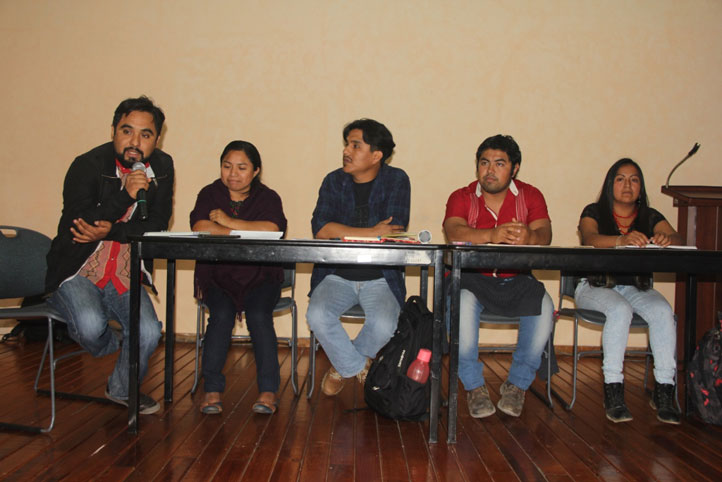 Oscar Espino, Maribel Cervantes, Jesús Alberto Flores, Omar Lázaro y Gabriela Citlahua, informaron sobre la conformación del CIG