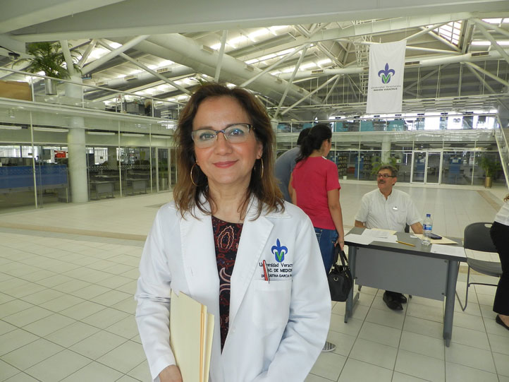 Cristina García Franco, coordinadora regional de Especialidades Médicas